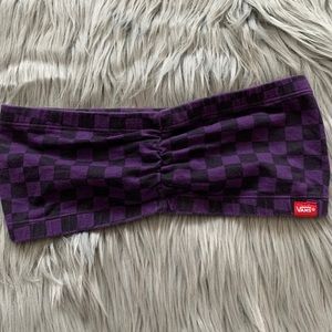 VANS PURPLE CHECKERED BRA